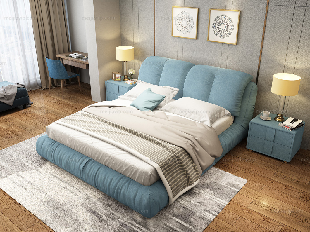 现代简约 布艺系列1.5米床