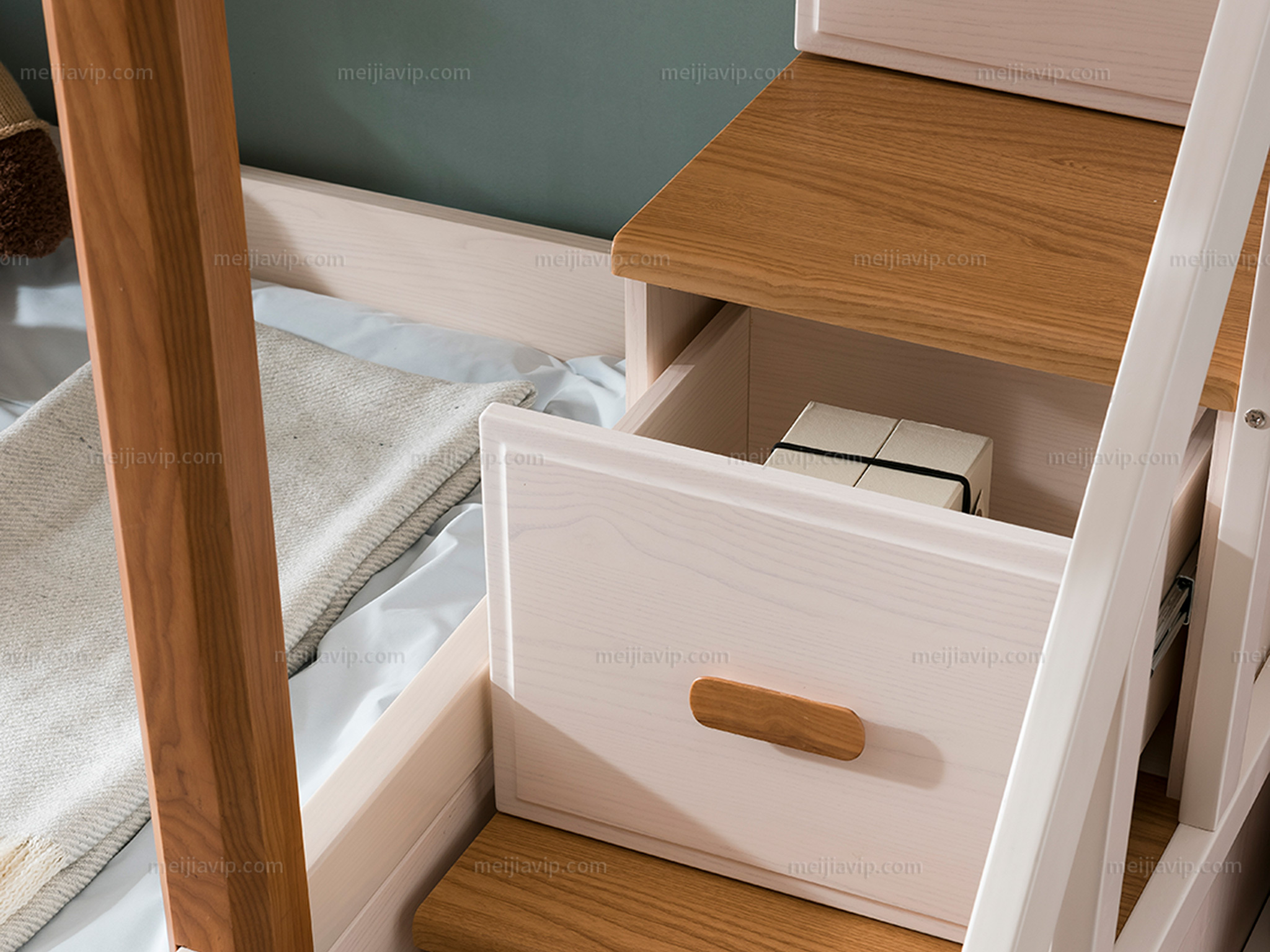 榕瀚 地中海501#实木梯柜