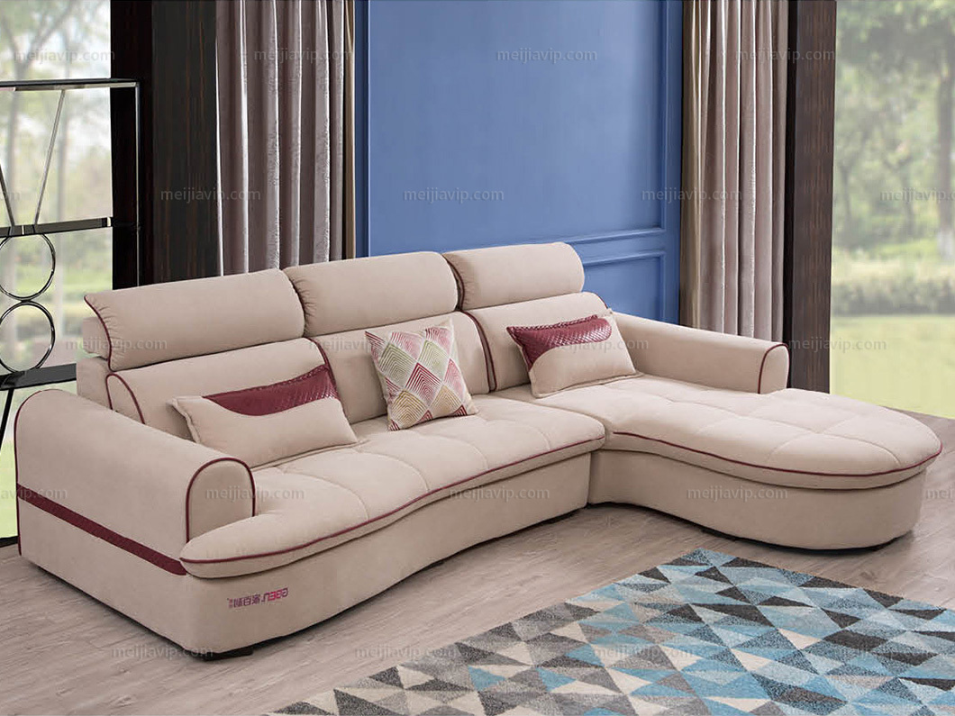 家百利 现代简约 沙发组合(3 左贵妃)