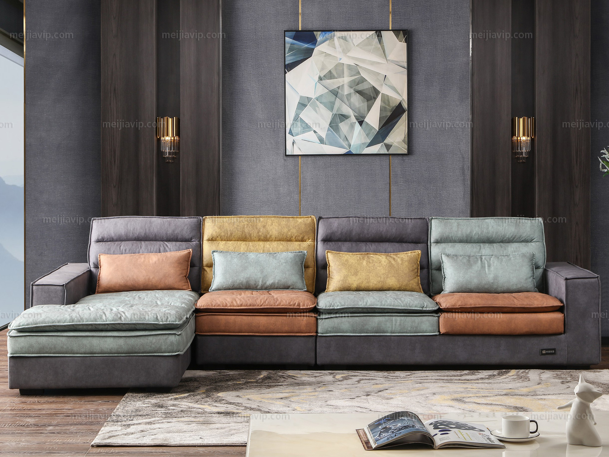 家百利家居公司,专业生产实木,板木,板式及软体家具,产品性价比极高